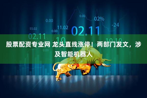 股票配资专业网 龙头直线涨停！两部门发文，涉及智能机器人